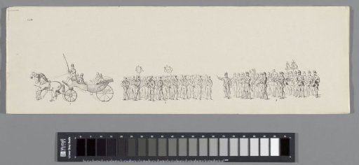 Historical costumed procession in Amsterdam on the 25th anniversary of the reign of King William III in 1874 (plate 10)