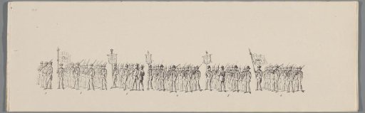 Historical costumed procession in Amsterdam on the 25th anniversary of the reign of King William III in 1874 (plate 13)