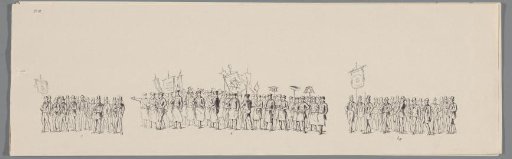 Historical costumed procession in Amsterdam on the 25th anniversary of the reign of King William III in 1874 (plate 18)