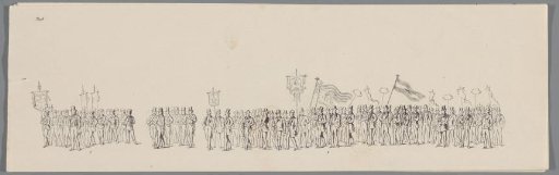 Historical costumed procession in Amsterdam on the 25th anniversary of the reign of King William III in 1874 (plate 19)