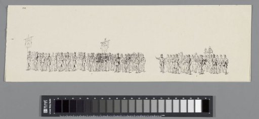 Historical costumed procession in Amsterdam on the 25th anniversary of the reign of King William III in 1874 (plate 22)