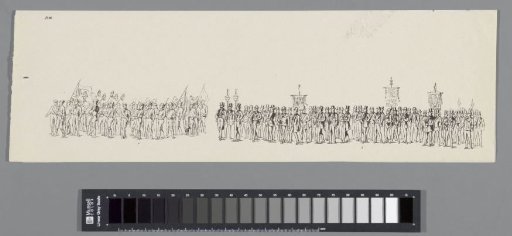 Historical costumed procession in Amsterdam on the 25th anniversary of the reign of King William III in 1874 (plate 23)