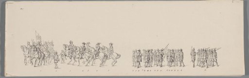 Historical costumed parade in Amsterdam on the 25th anniversary of the reign of King Willem III in 1874 (plate 3)