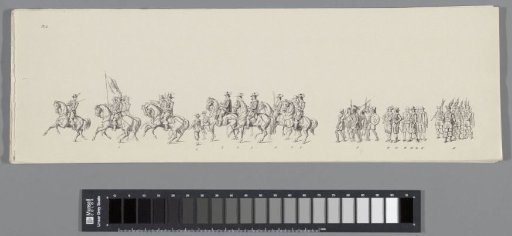 Historical costumed procession in Amsterdam on the 25th anniversary of the reign of King William III in 1874 (plate 4)