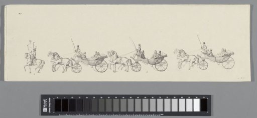 Historical costumed procession in Amsterdam on the 25th anniversary of the reign of King William III in 1874 (plate 9)