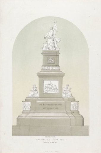 National Monument for 1813, Unveiled in 1869