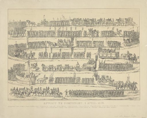 Procession in Dordrecht, 1 April 1872