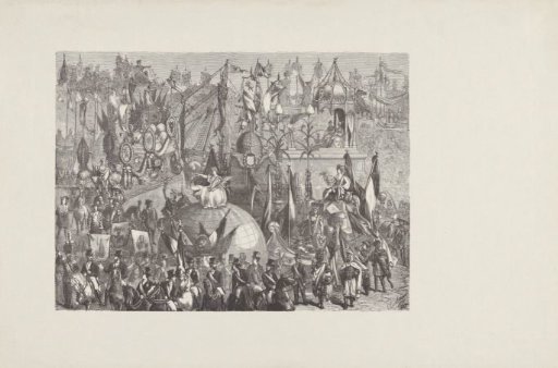 Procession celebrating the relief of Groningen 1672-1872