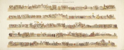 Historical Procession, held in Rotterdam on May 21, 1874