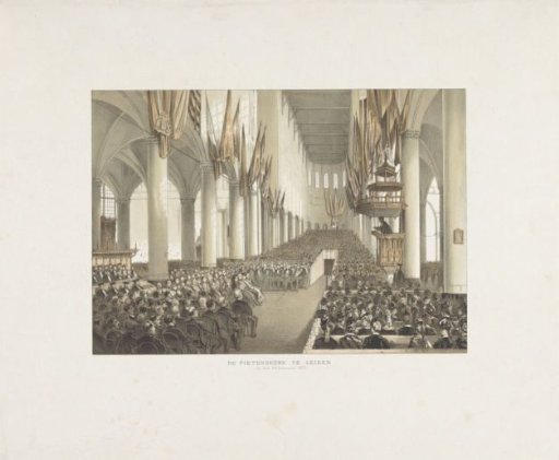 The Pieterskerk in Leiden on February 8, 1875
