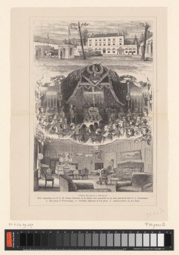 Palace in Wolferdingen where Prince Hendrik died, 1879