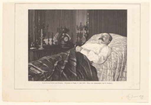 Deathbed of Prince Willem, 1879