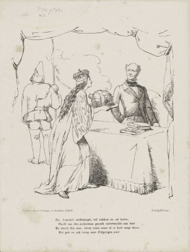 Satirical print on the election of S. Cool, 1860