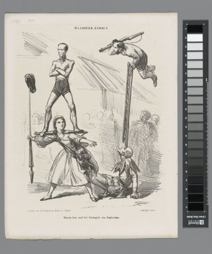 Spotprent op de Liberalen, 1861