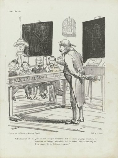 Caricature on Emperor Napoleon III, 1862