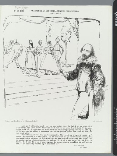 Cartoon on the exaggerated acting of certain stage actors, 1864