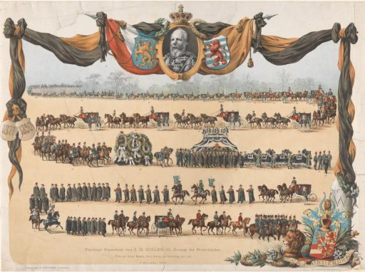 Solemn Funeral of His Majesty William III, King of the Netherlands (...) 4 December 1890