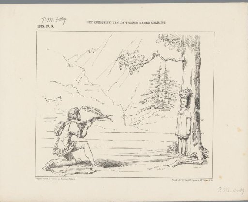 Caricature about the Second Chamber, 1873