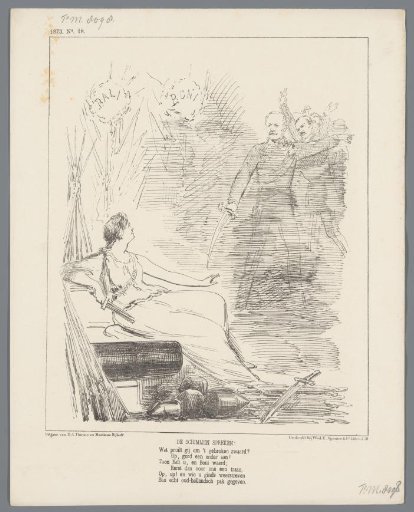 Satirical print on the First Aceh Expedition, 1873