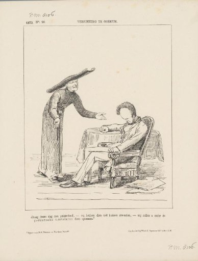 Satirical print on the non-re-election of Heemskerk, 1873