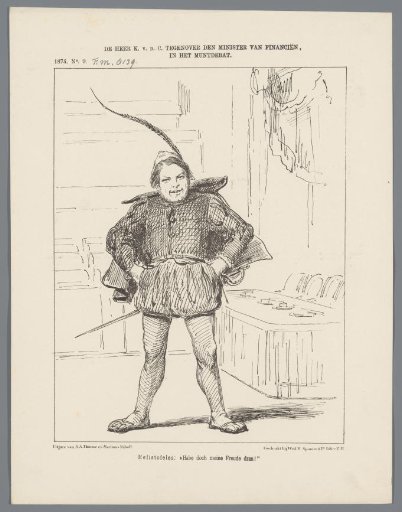 Satirical print on the currency debate, 1874
