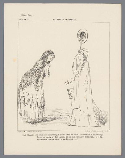 Satirical print on the recognition of the Spanish Republic, 1874