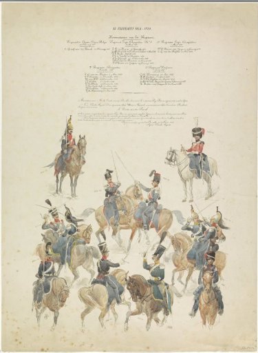 February 13, 1814-1884. Commandants of the Regiment