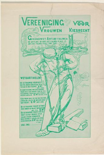 Pamphlet of the Association for Women's Suffrage, ca. 1916