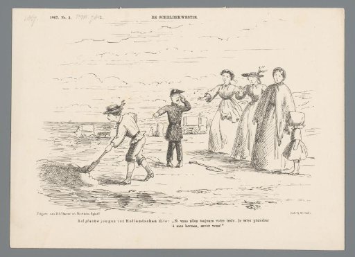 Cartoon on the Scheldt Question, 1867