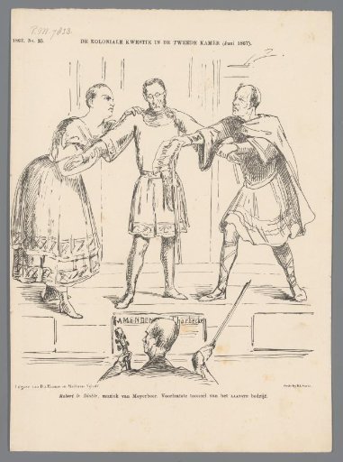 Satirical print on Trakranen and the colonial issue (plate 1), 1867