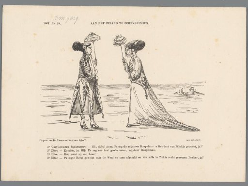 Satirical print on the appointment of Hasselman as Minister of Colonies, 1867