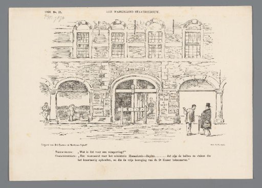 Satirical print on the faltering ministry, 1868