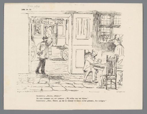 Satirical print on the Heemskerk cabinet, 1868