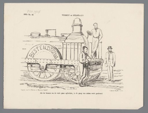 Cartoon on the elections, 1869