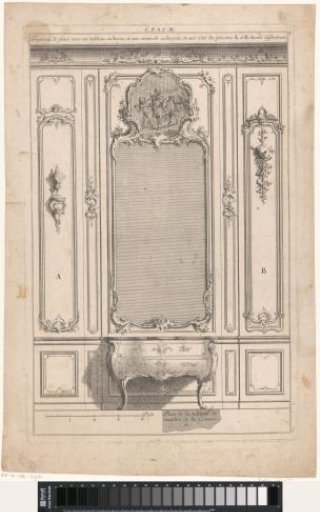 Mirror and commode