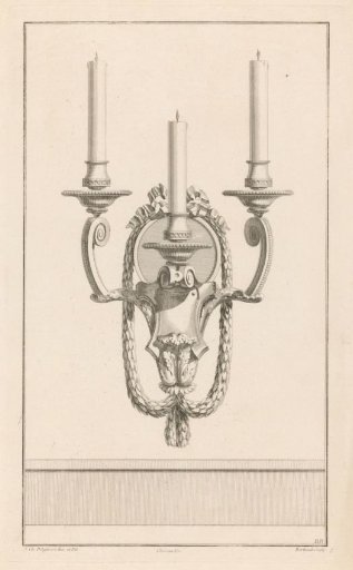 Three-armed girandole