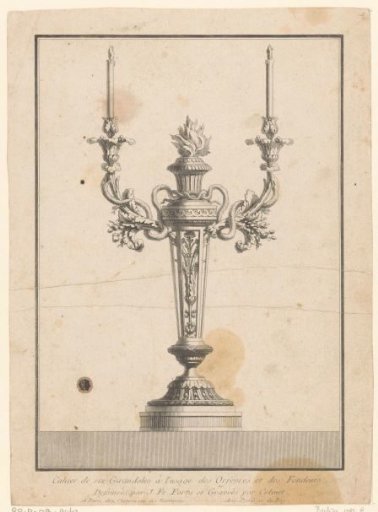 Girandole with snakes