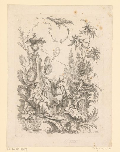Man and woman with musical instruments