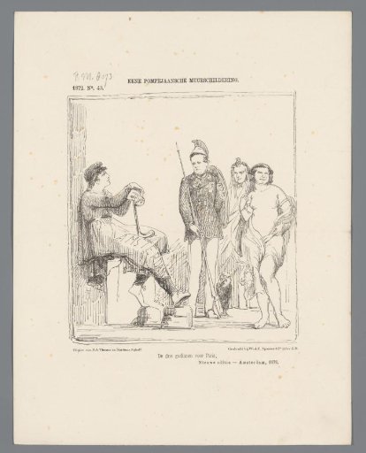 Cartoon on the election of a member of the Second Chamber for Amsterdam, 1872