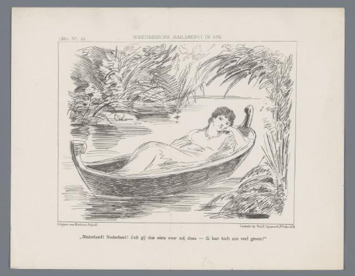 Political cartoon on the West Indies, 1882