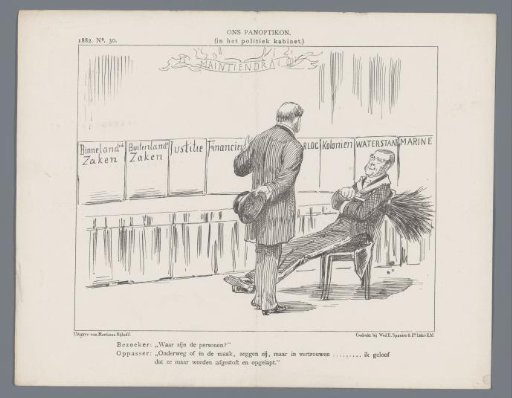 Political cartoon, 1882