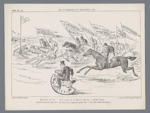 Political cartoon, 1882