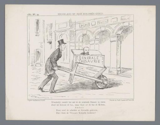 Political cartoon, 1882