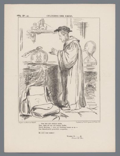 Cartoon on the political crisis, 1883