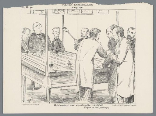 Political caricature, 1884