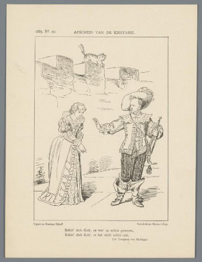 Caricature on the ballot box, 1885