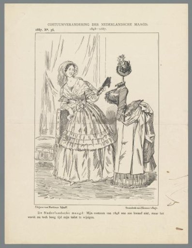 Caricature on the constitutional revision, 1887