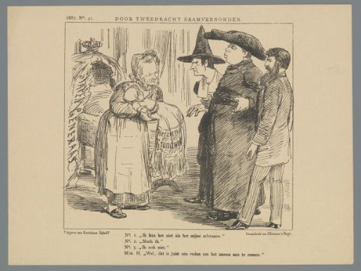 Caricature on the constitutional revision, 1887