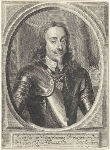 Bust portrait of Charles I, King of England