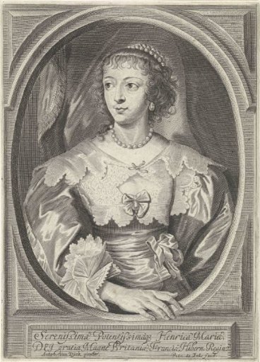 Bust portrait of Henrietta Maria, Queen of England